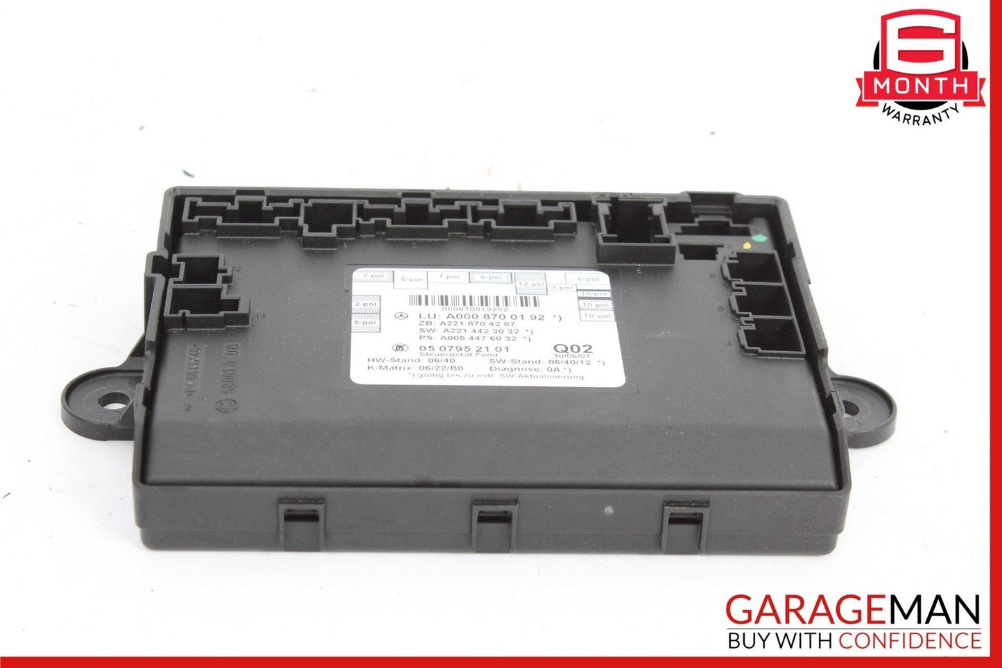 07-13 Mercedes W221 S550 S400 Rear Right or Left Side Door Control Module OEM