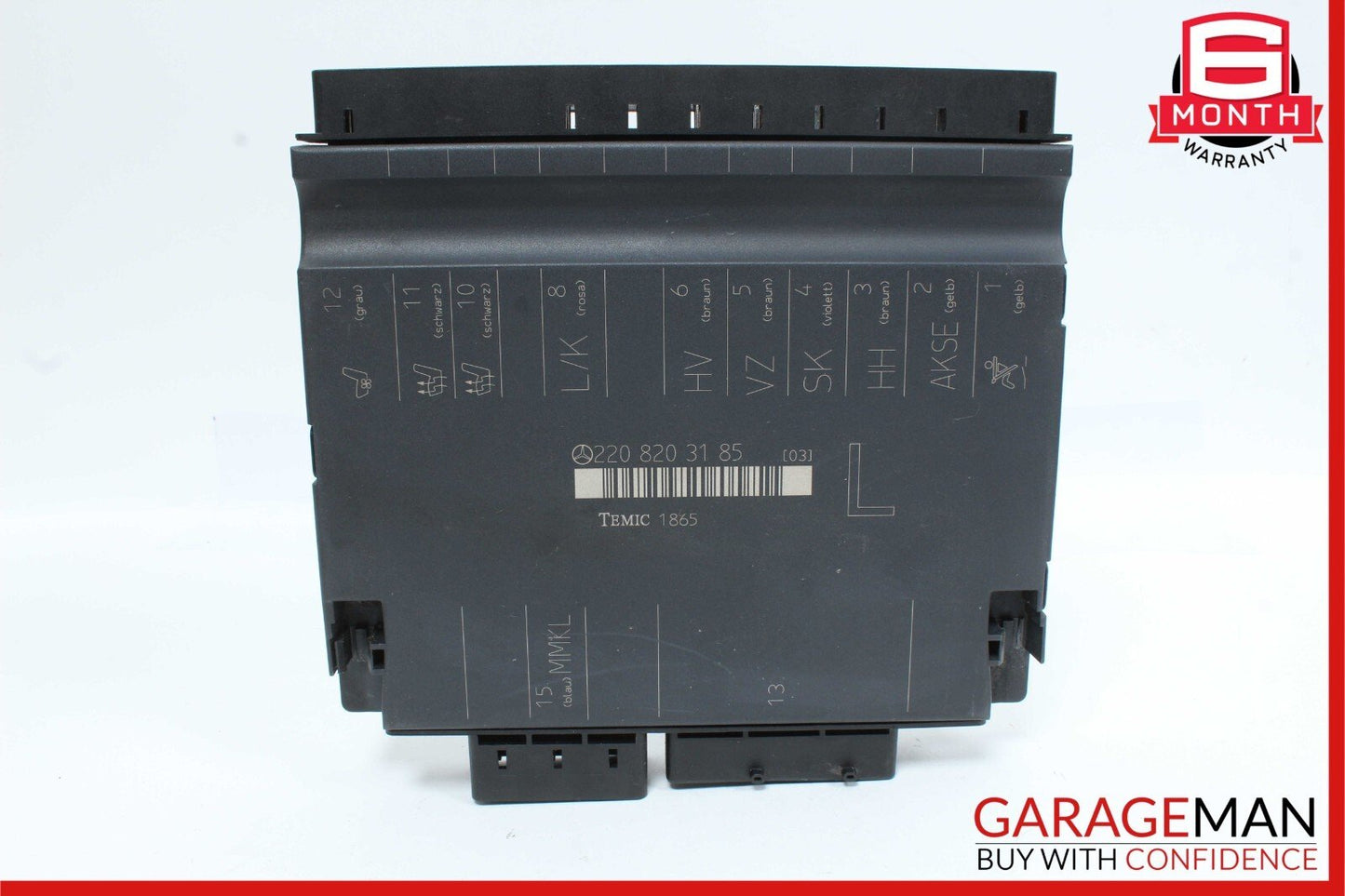 03-06 Mercedes W220 S55 AMG S500 Seat Control Module Front Left 2208203185