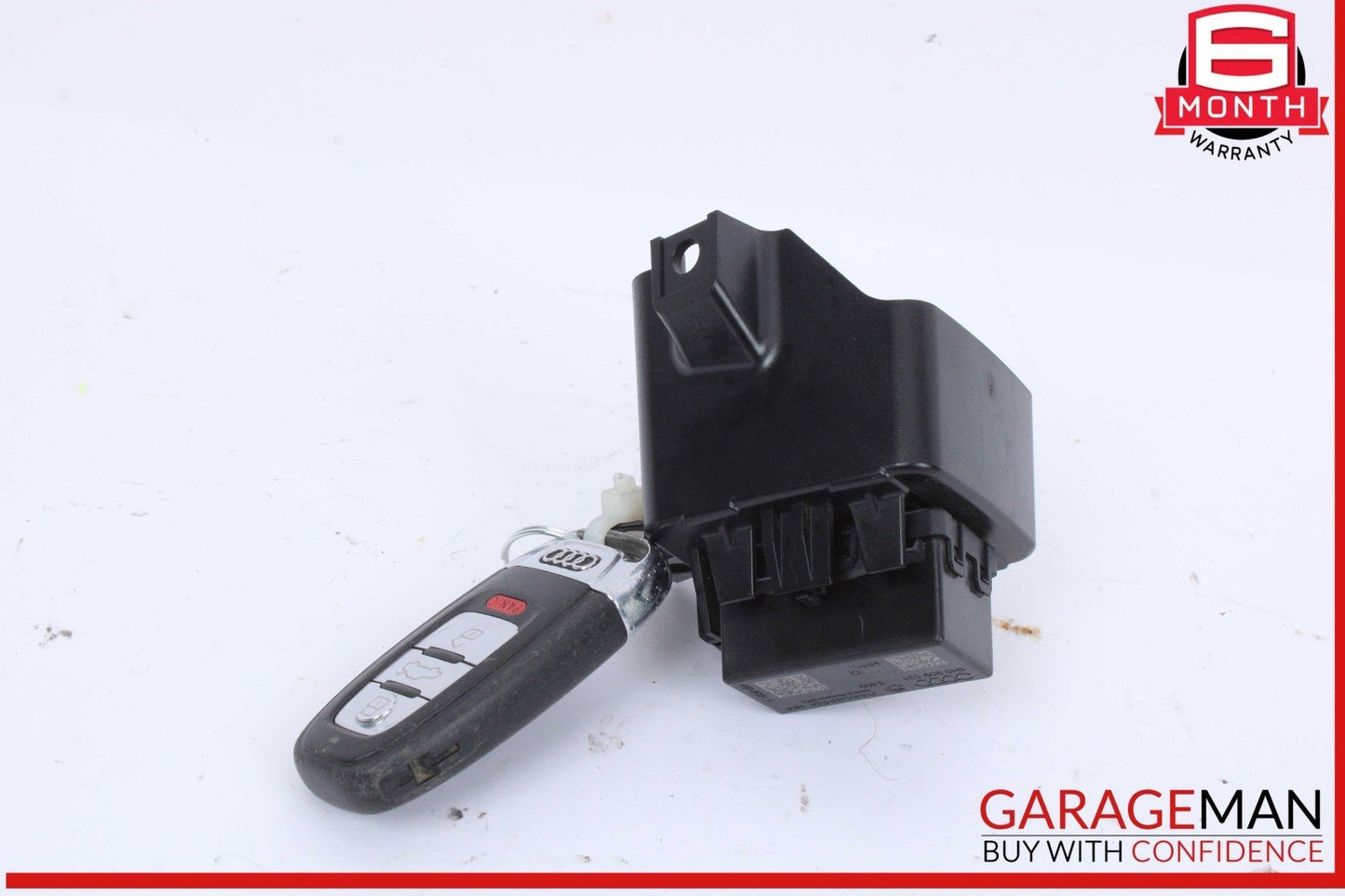 12-18 Audi A6 A7 Ignition Switch Control Lock Relay Module w/ Key 4H0909131 OEM