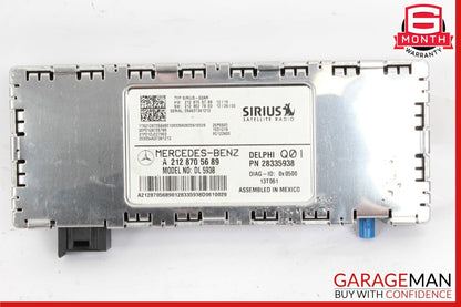 10-16 Mercedes W212 E350 C250 SLK250 Sirius Satellite Radio Receiver Module OEM