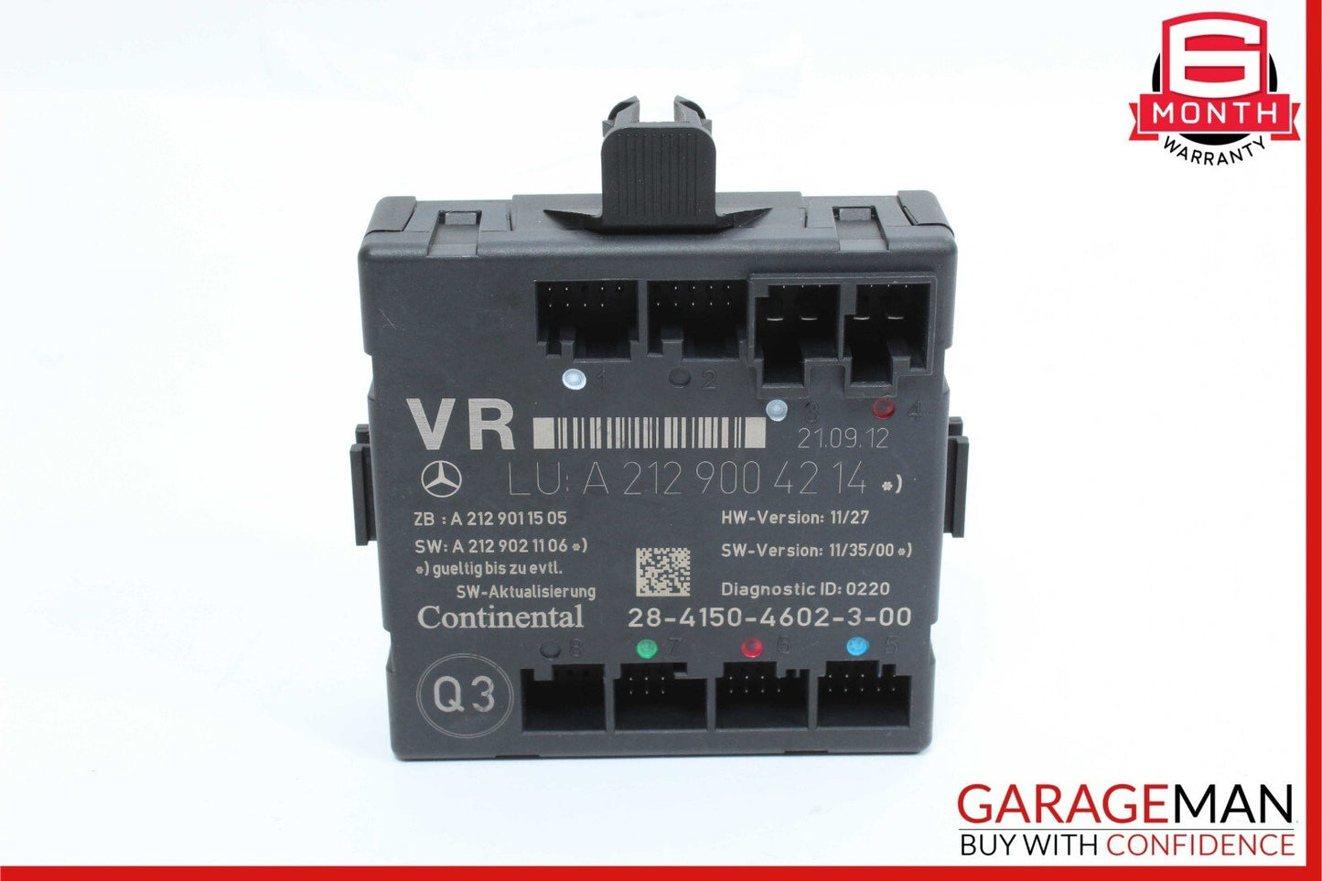 08-18 Mercedes CLS400 C250 E350 E250 Front Right Side Door Control Module Unit