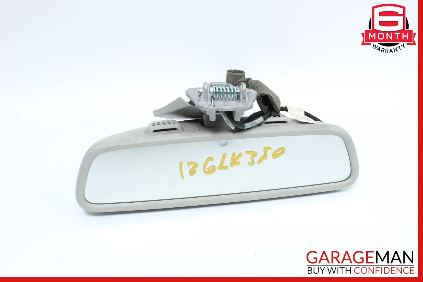10-16 Mercedes X204 GLK350 E350 E400 Interior Rear View Mirror Assembly Grey OEM