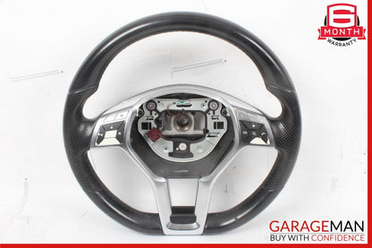 12-18 Mercedes W204 C250 SLK250 C300 AMG Sport Steering Wheel Flat Bottom OEM