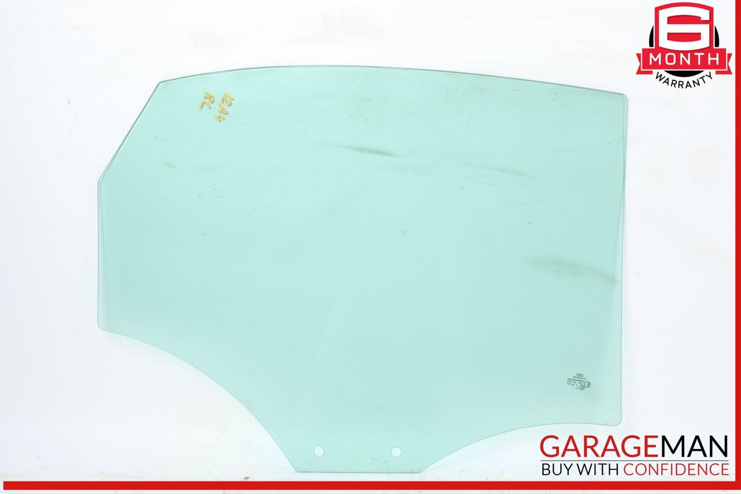 09-16 Audi A4 S4 Rear Left Driver Side Door Window Glass OEM