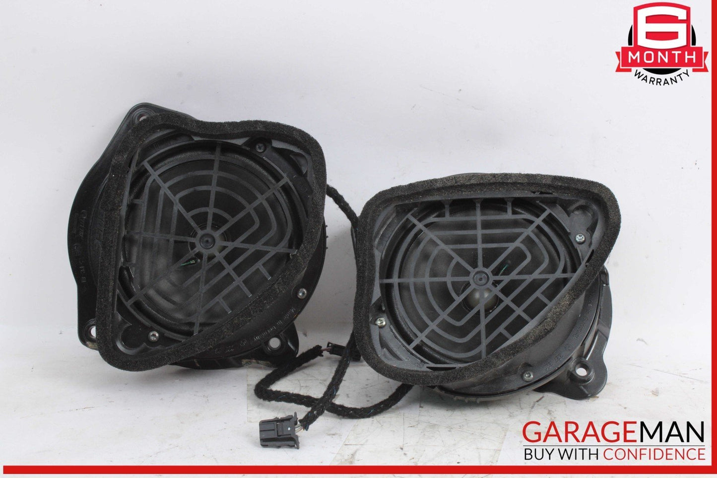 97-04 Mercedes R170 SLK320 Front Right & Left Side Door Sound Speaker Set OEM