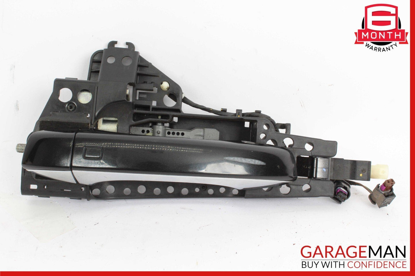 11-18 Audi A8 Rear Left Driver Side Exterior Door Handle Black 4H0837885 OEM