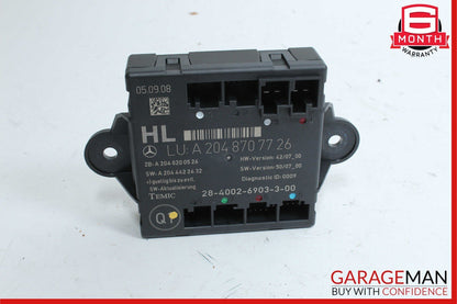 08-18 Mercedes W204 C300 C350 CLS500 Rear Left Side Door Control Module Unit