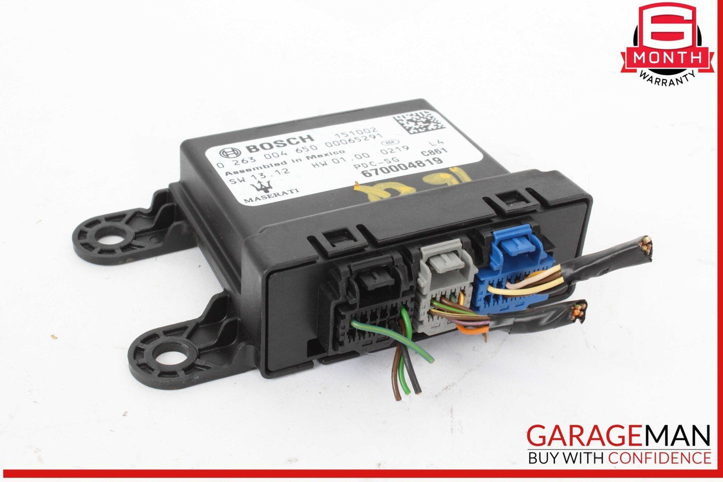 14-18 Maserati Quattroporte Parking Park Sensor Control Module Unit 670004819