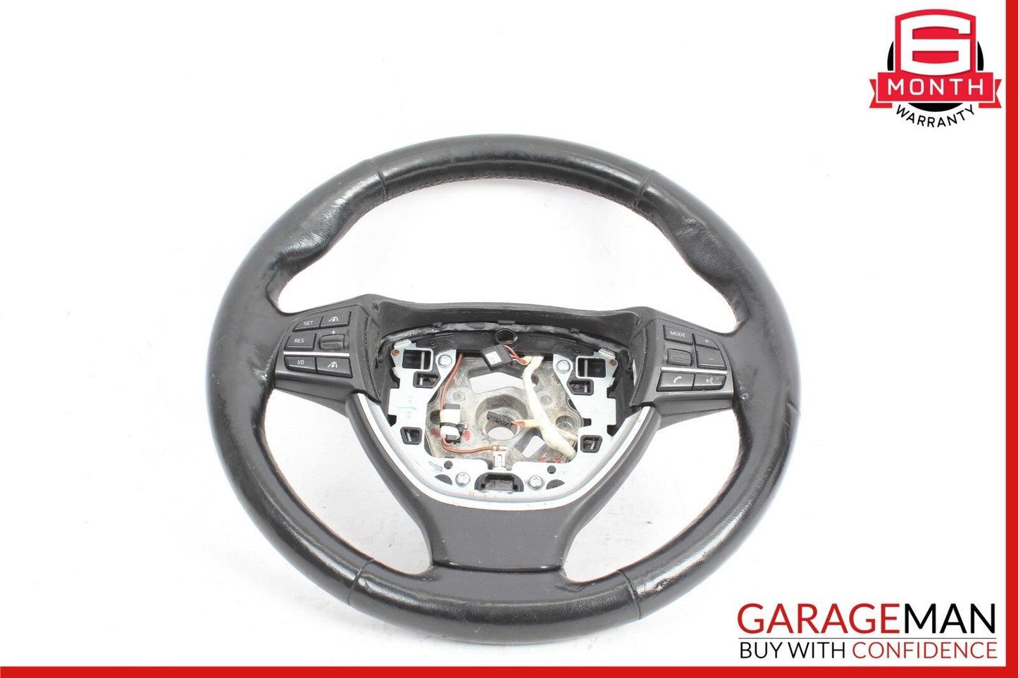 09-15 BMW F02 750i 750Li Sport Driver Steering Wheel Controls Assembly Black OEM