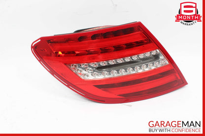 12-14 Mercedes W204 C250 Rear Left Driver Side Taillight Tail Light Lamp OEM