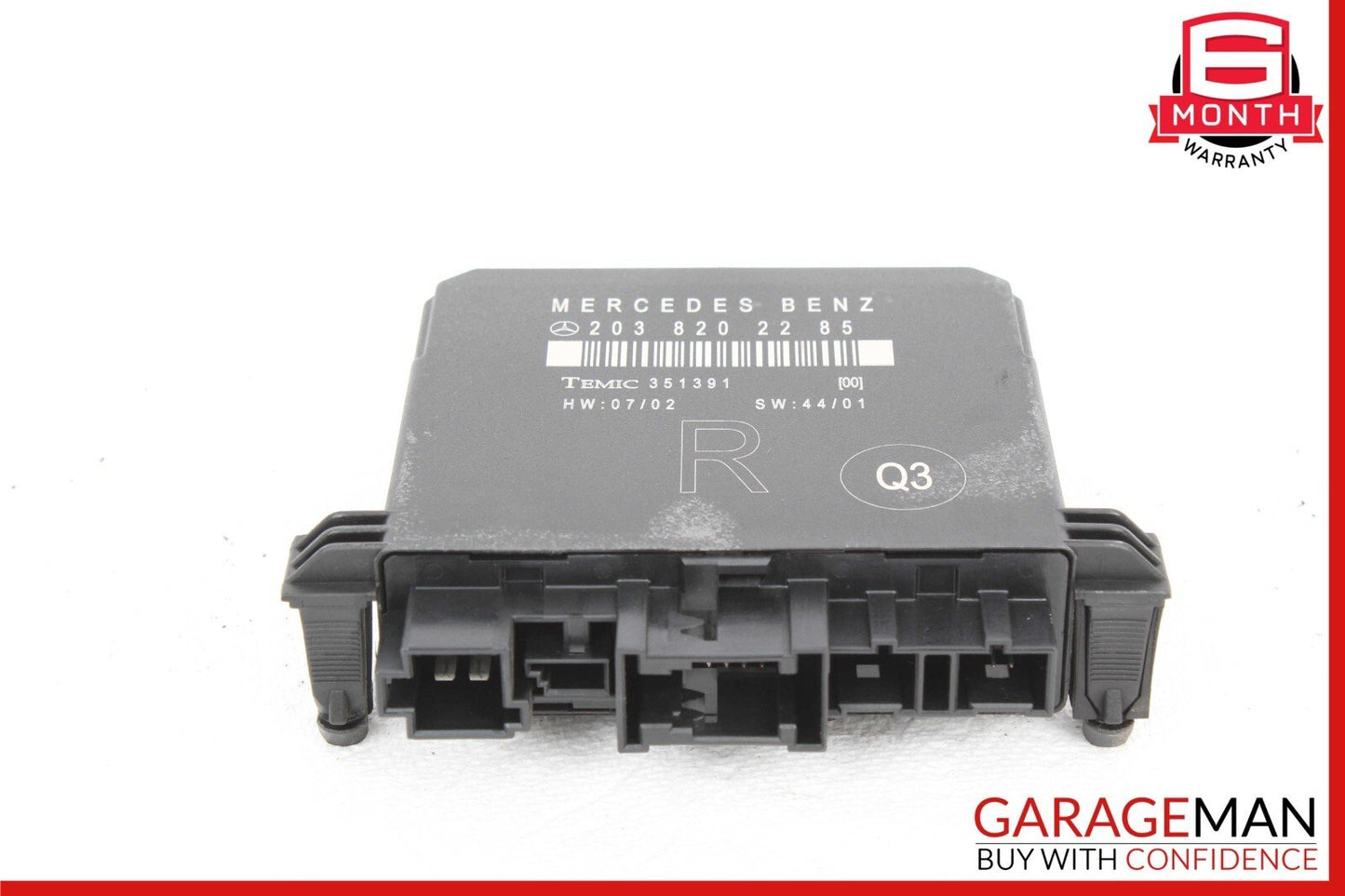 01-07 Mercedes W203 C240 C230 C320 Rear Right Door Control Module 2038202285 OEM
