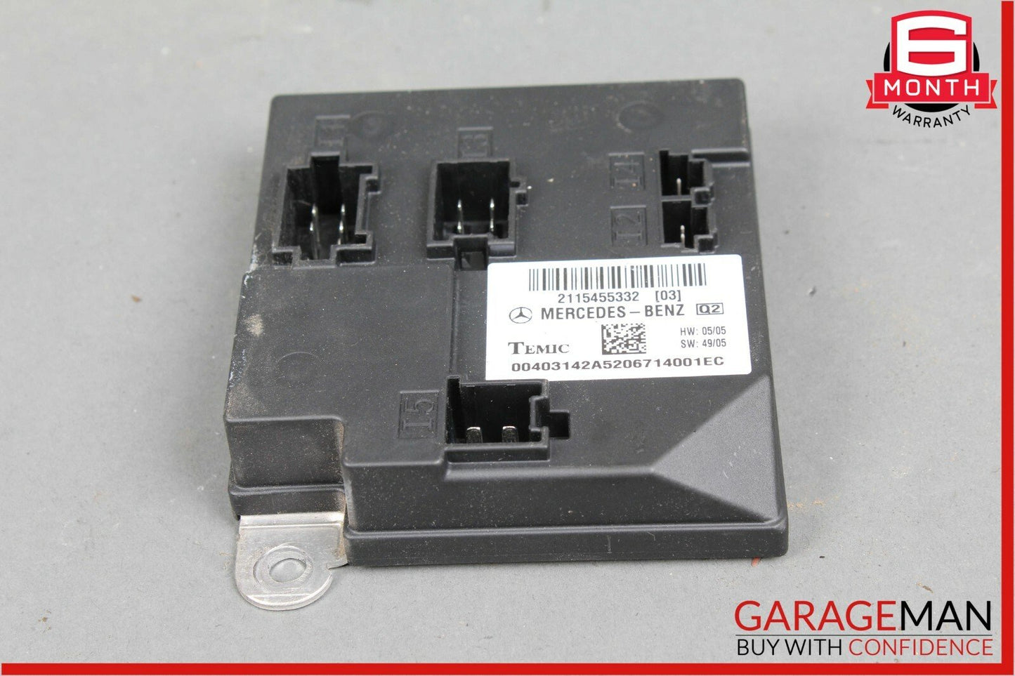 07-11 Mercedes W211 E350 E550 CLS550 Body Control Module BCM 2115455332 OEM