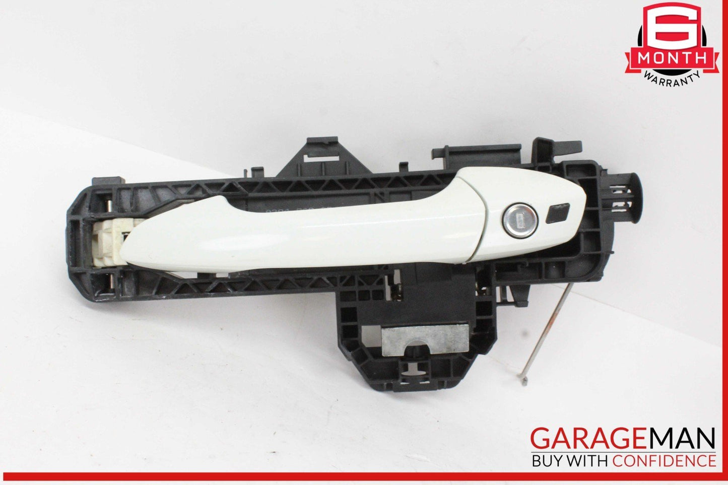 10-15 Mercedes X204 GLK350 4MATIC Front Left Side Exterior Door Handle White OEM