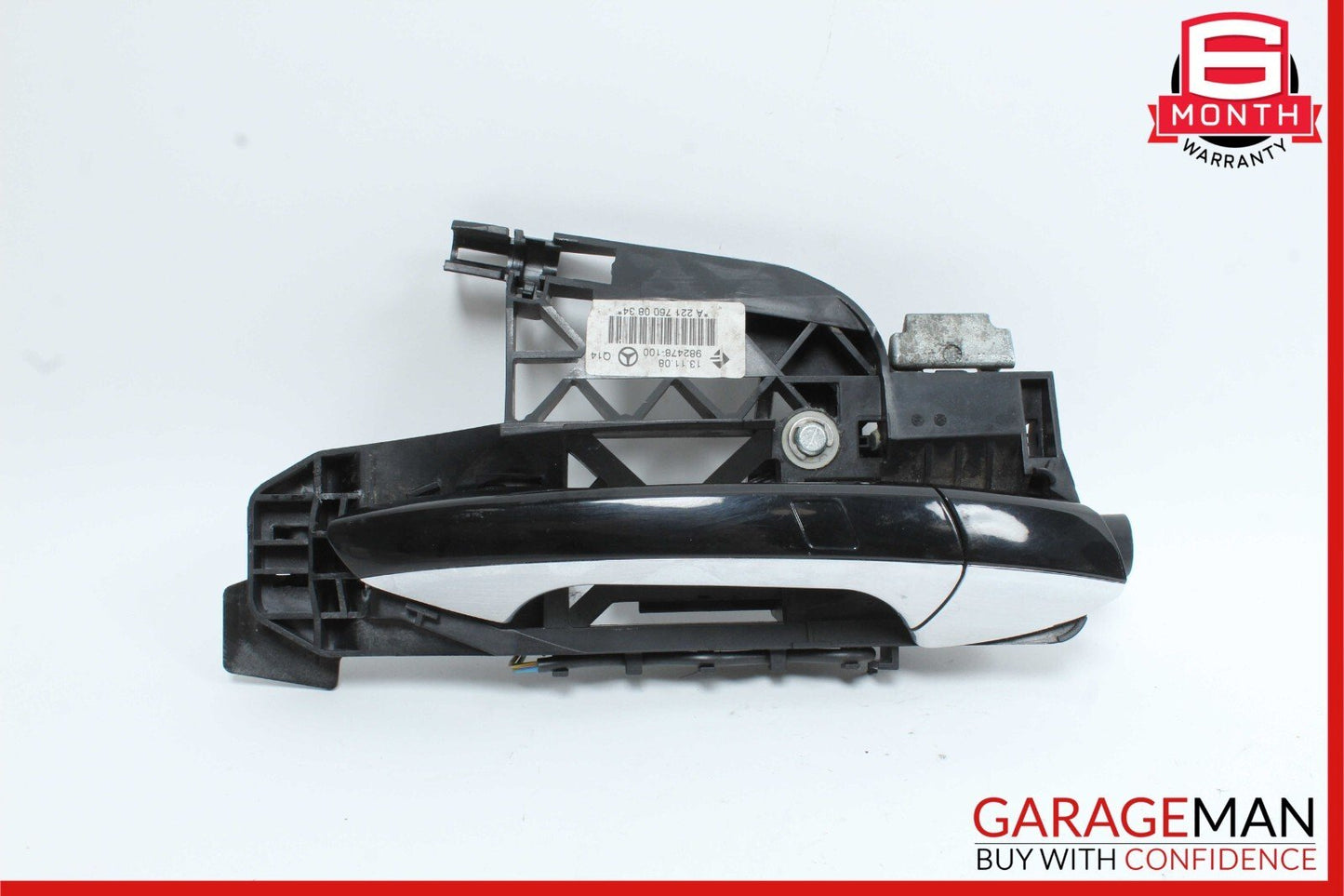 07-13 Mercedes W221 S550 Rear Right Side Exterior Door Handle Keyless Go Black