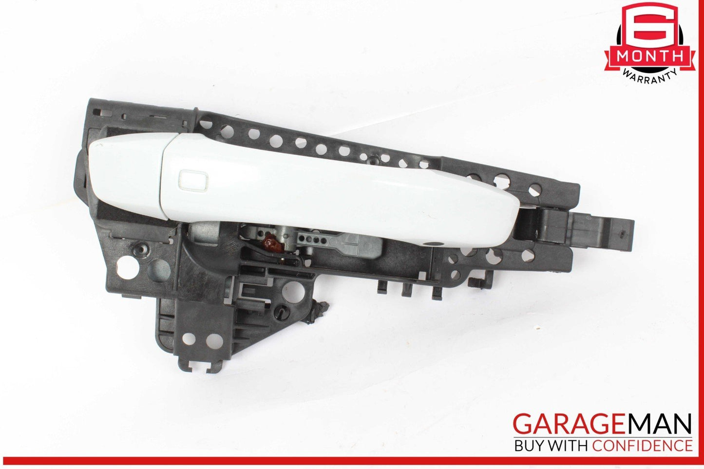 17-24 Audi Q7 Right Passenger Side Exterior Door Handle White 4M0837886A OEM