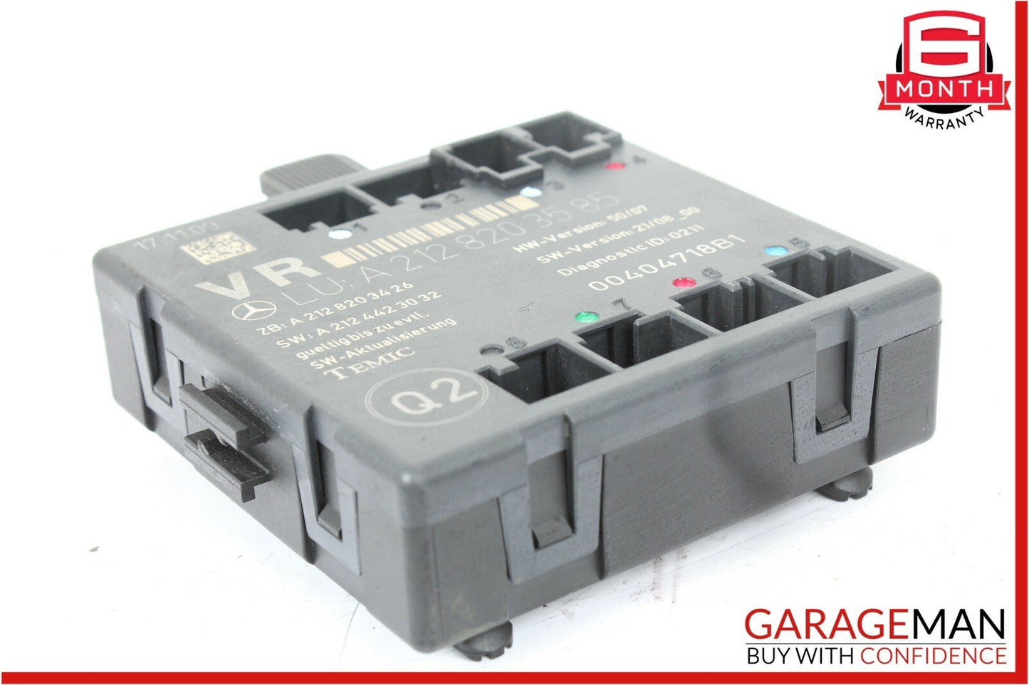 08-11 Mercedes W204 C300 Front Right Passenger Side Door Control Module Unit