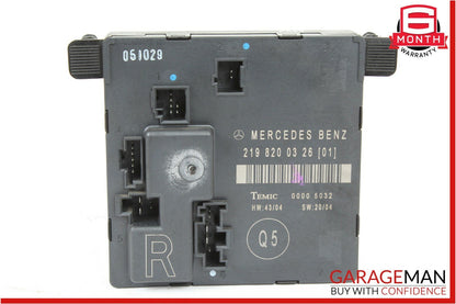 06-11 Mercedes W219 CLS500 Rear Right Passenger Side Door Control Module Unit