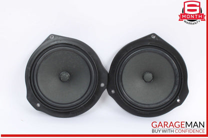 08-14 Mercedes W204 C250 Front Right & Left Door Sound Speakers Set of 2 OEM