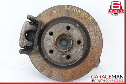 14-19 Mercedes X156 GLA250 Rear Right Spindle Knuckle Hub Rotor Disc w/ Caliper