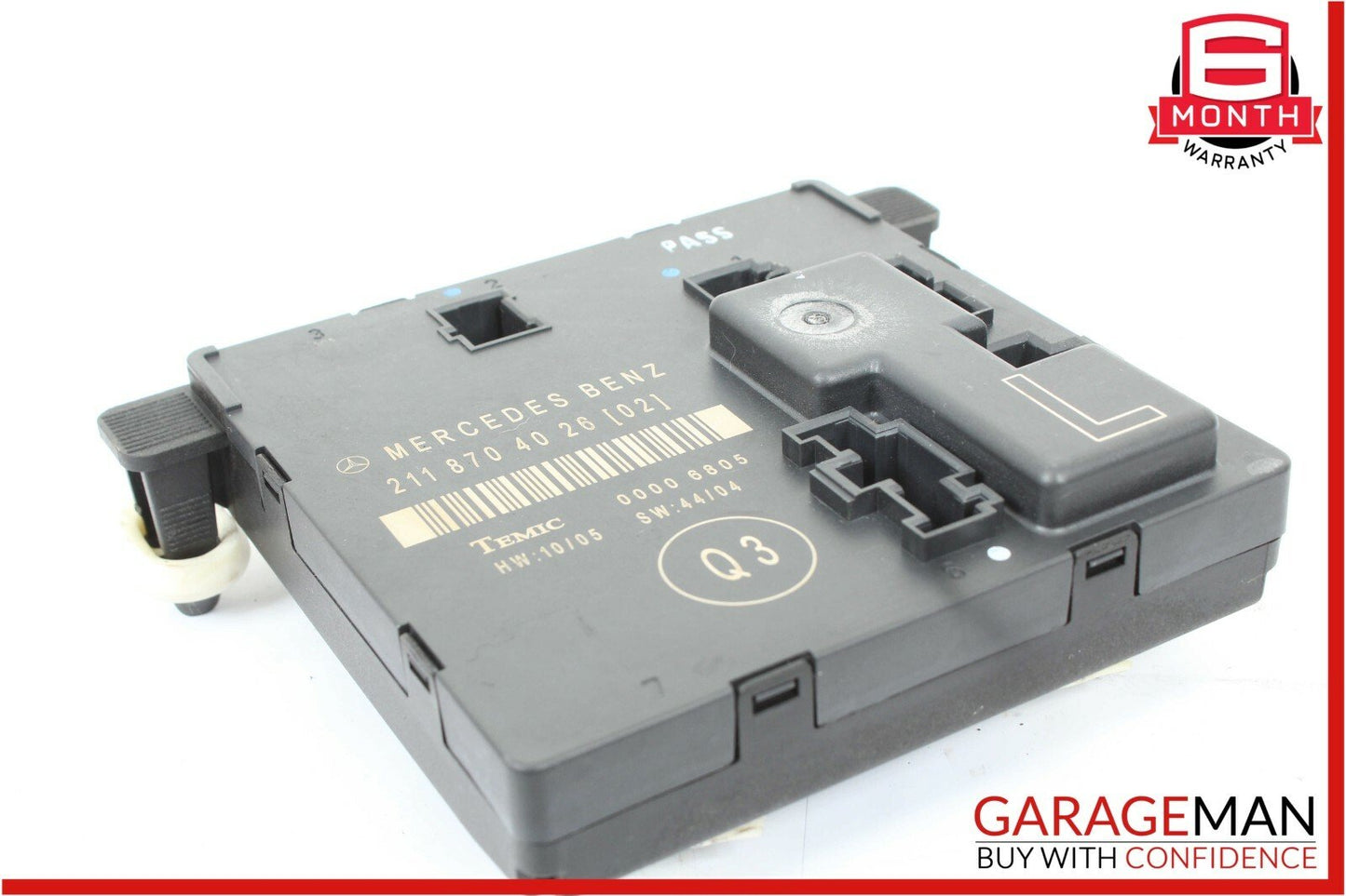 03-09 Mercedes E350 E63 AMG Rear Left Driver Side Door Control Module Unit