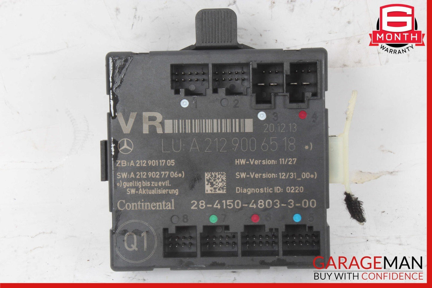 08-18 Mercedes W218 CLS500 E63 AMG Front Right Side Door Control Module OEM
