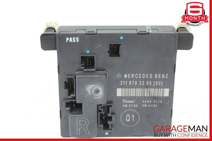 06-11 Mercedes W211 E350 Rear Right Door Control Module 2118703285 OEM