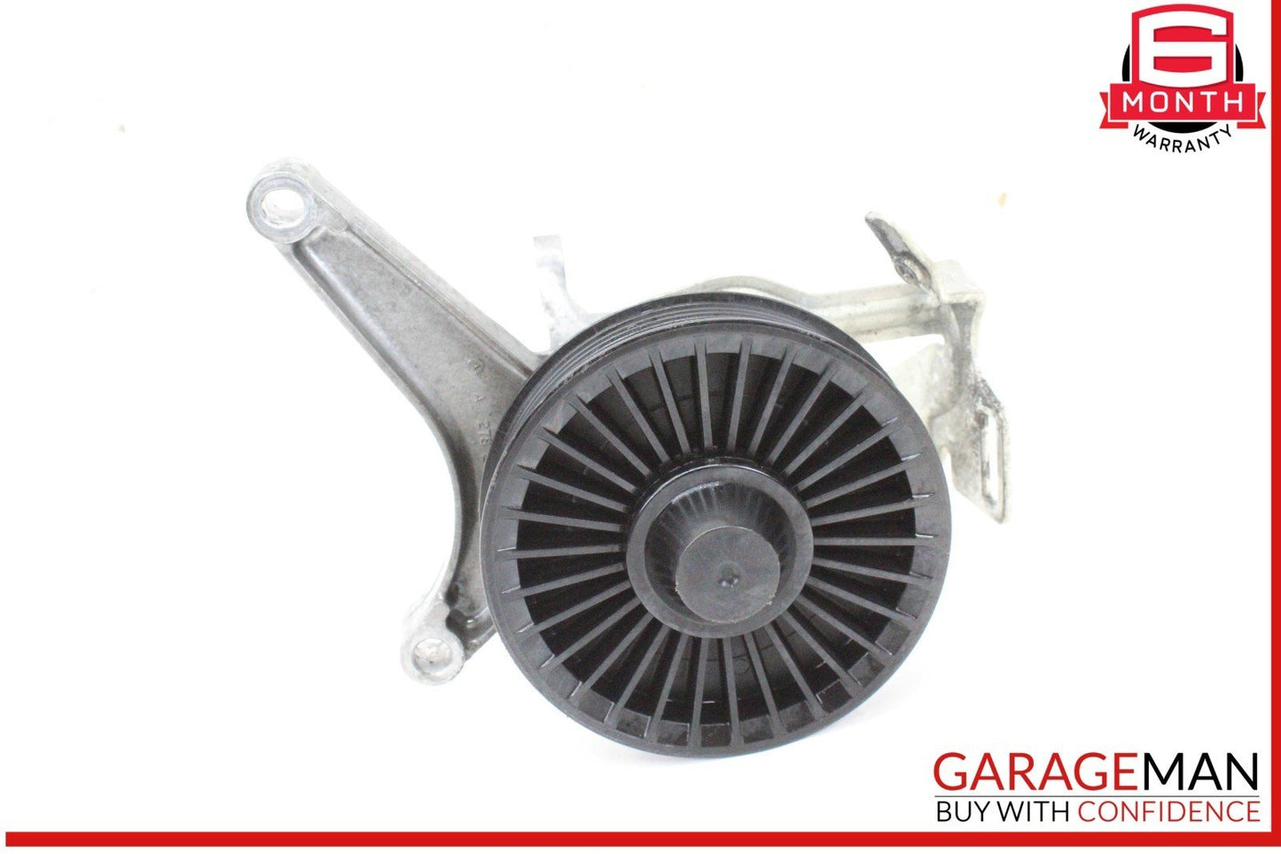 11-20 Mercedes X166 GL450 GL550 CLS550 V-Belt Tensioner Pulley Mount OEM