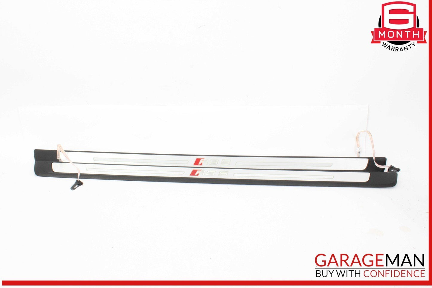 18-23 Audi RS5 Front Left and Front Right Side Door Sill Trim Set 8W6947417B OEM
