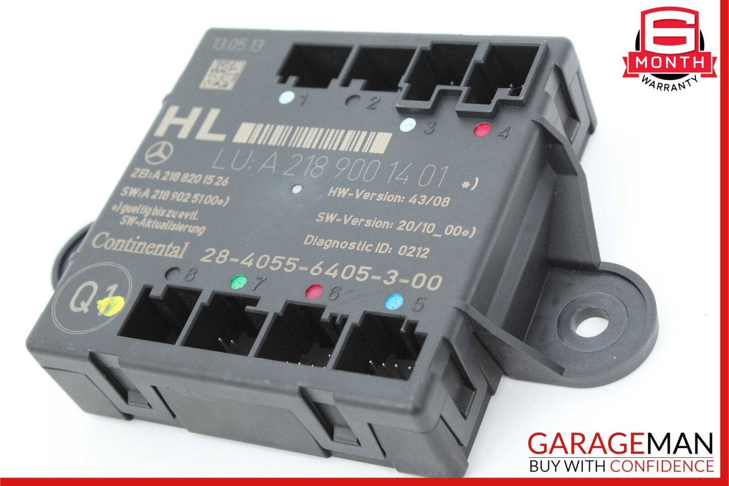 08-18 Mercedes W204 C250 CLS550 C300 Rear Left Side Door Control Module OEM