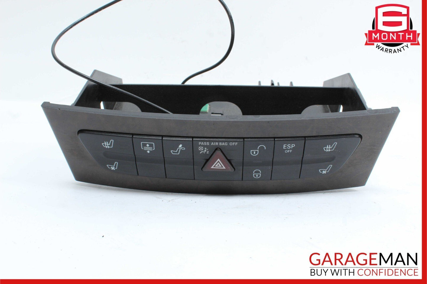 06-11 Mercedes W219 CLS550 CLS500 Hazard Control Door Lock Switch Panel OEM