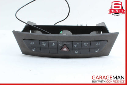 06-11 Mercedes W219 CLS550 CLS500 Hazard Control Door Lock Switch Panel OEM