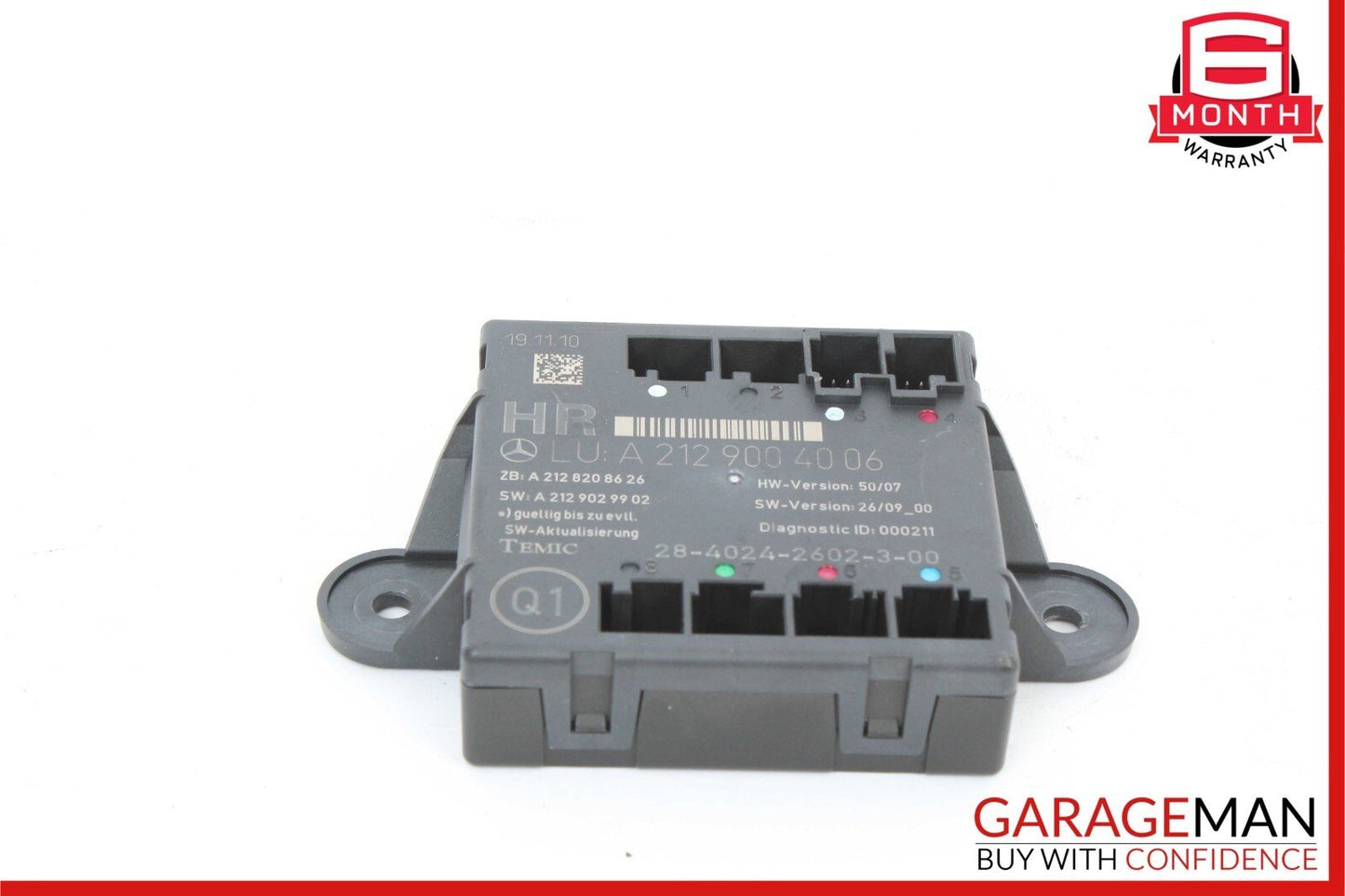 08-18 Mercedes C250 C350 E350 E550 Rear Right Side Door Control Module Unit