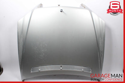 03-06 Mercedes W220 S430 S500 Front Hood Bonnet Panel Brilliant Silver OEM