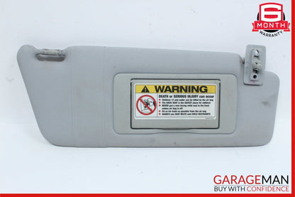 01-07 Mercedes W203 C240 C32 AMG Front Right Side Sunvisor Sun Visor Grey OEM