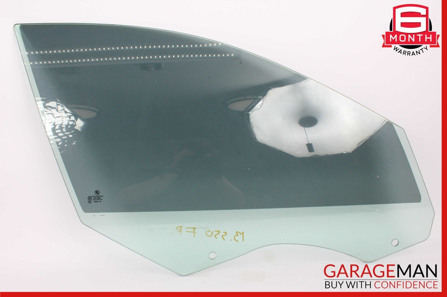 11-16 BMW 525i 535i 550i Front Right Door Window Glass OEM