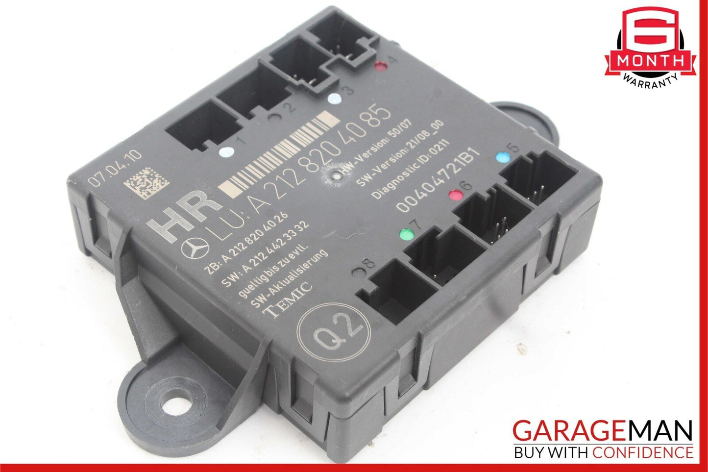 08-14 Mercedes W212 E350 C350 Rear Right Side Door Control Module OEM