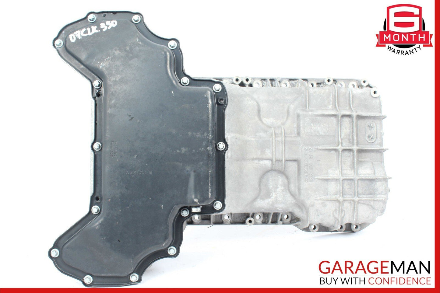 05-11 Mercedes W209 CLK350 E350 Engine Upper Oil Sump Baffle Pan Assembly OEM