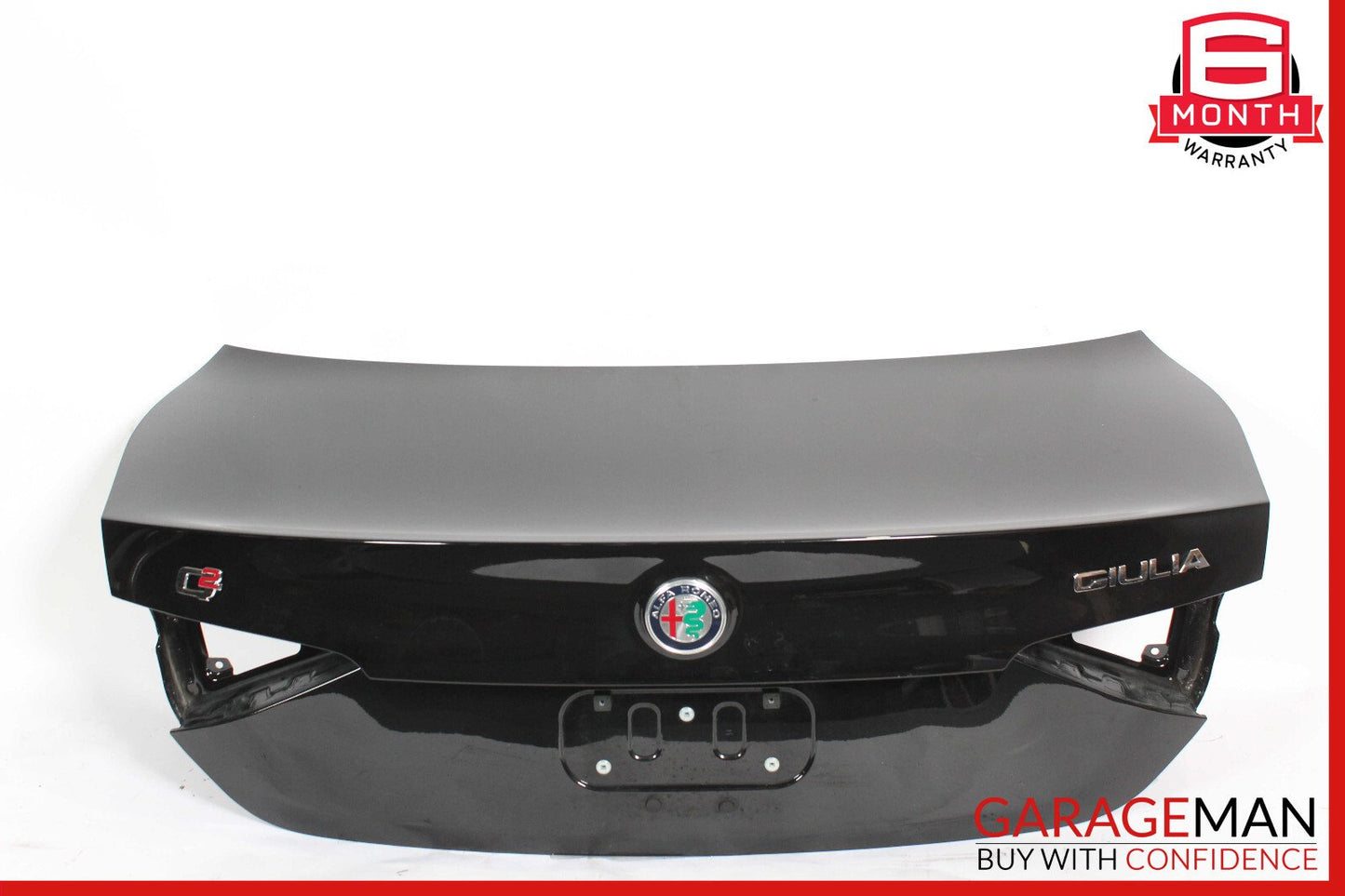 17-22 Alfa Romeo Giulia Trunk Lid Shell Black OEM