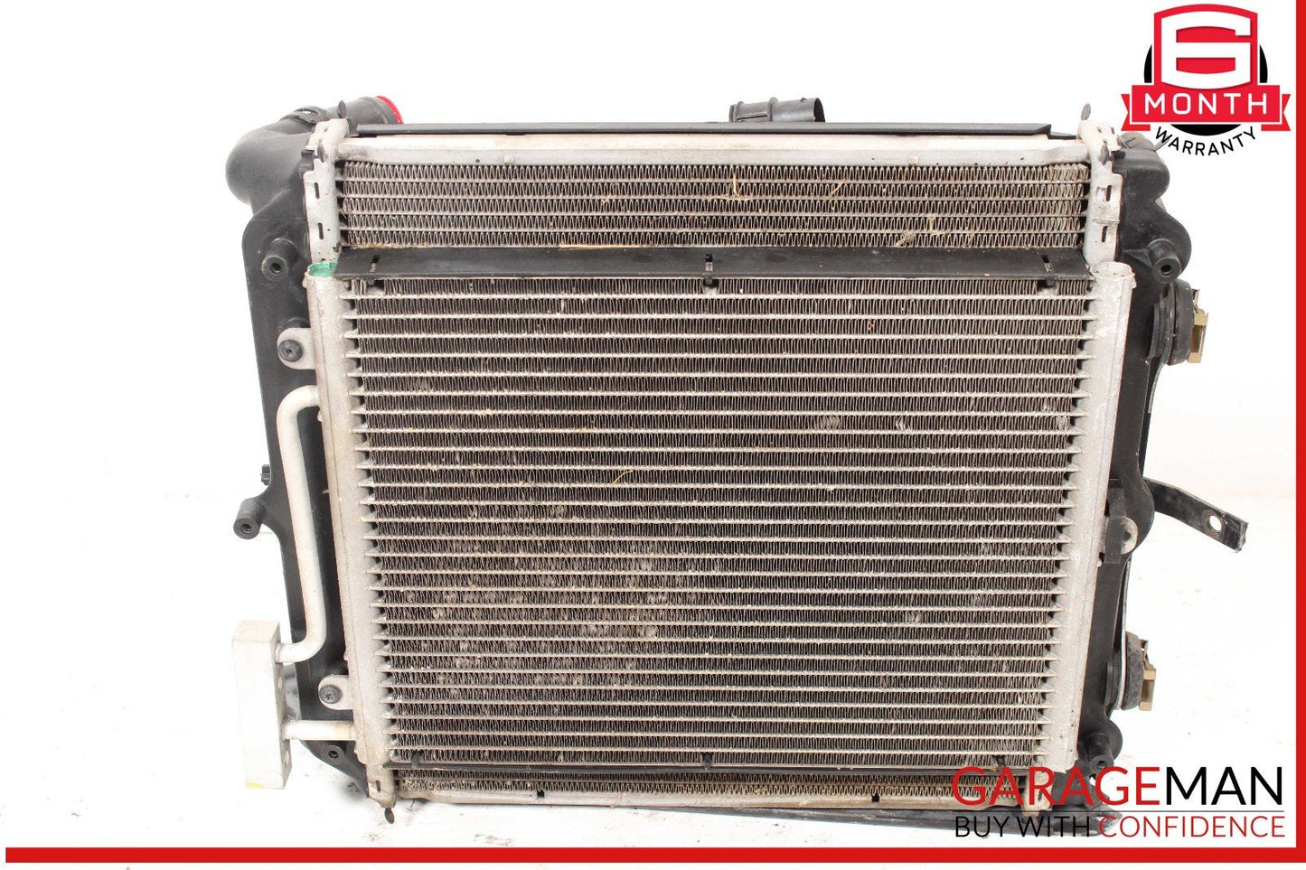 97-05 Porsche Boxster 986 Left Engine Cooling Radiator AC Air Condenser Assy OEM