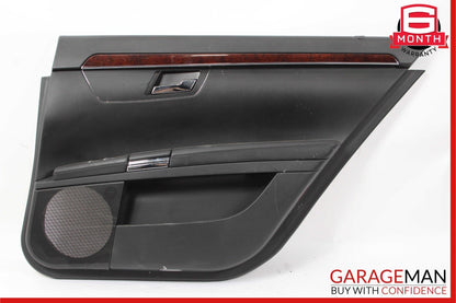07-09 Mercedes W221 S550 S63 AMG Rear Right Side Interior Door Panel Black OEM