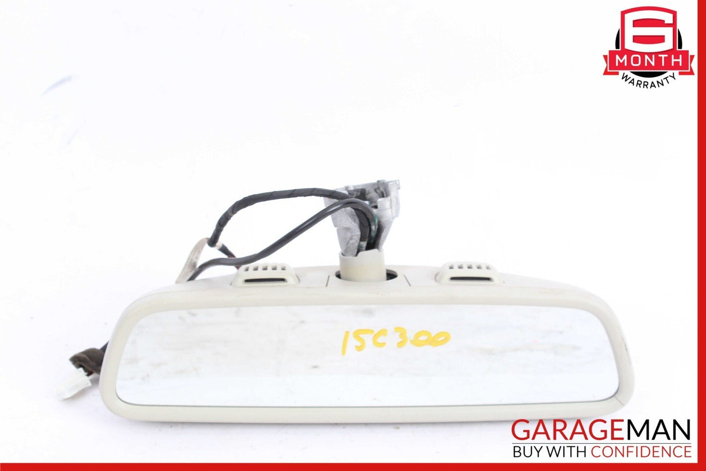 14-19 Mercedes W205 C300 GLC300 S550 Interior Rear View Mirror Gray OEM