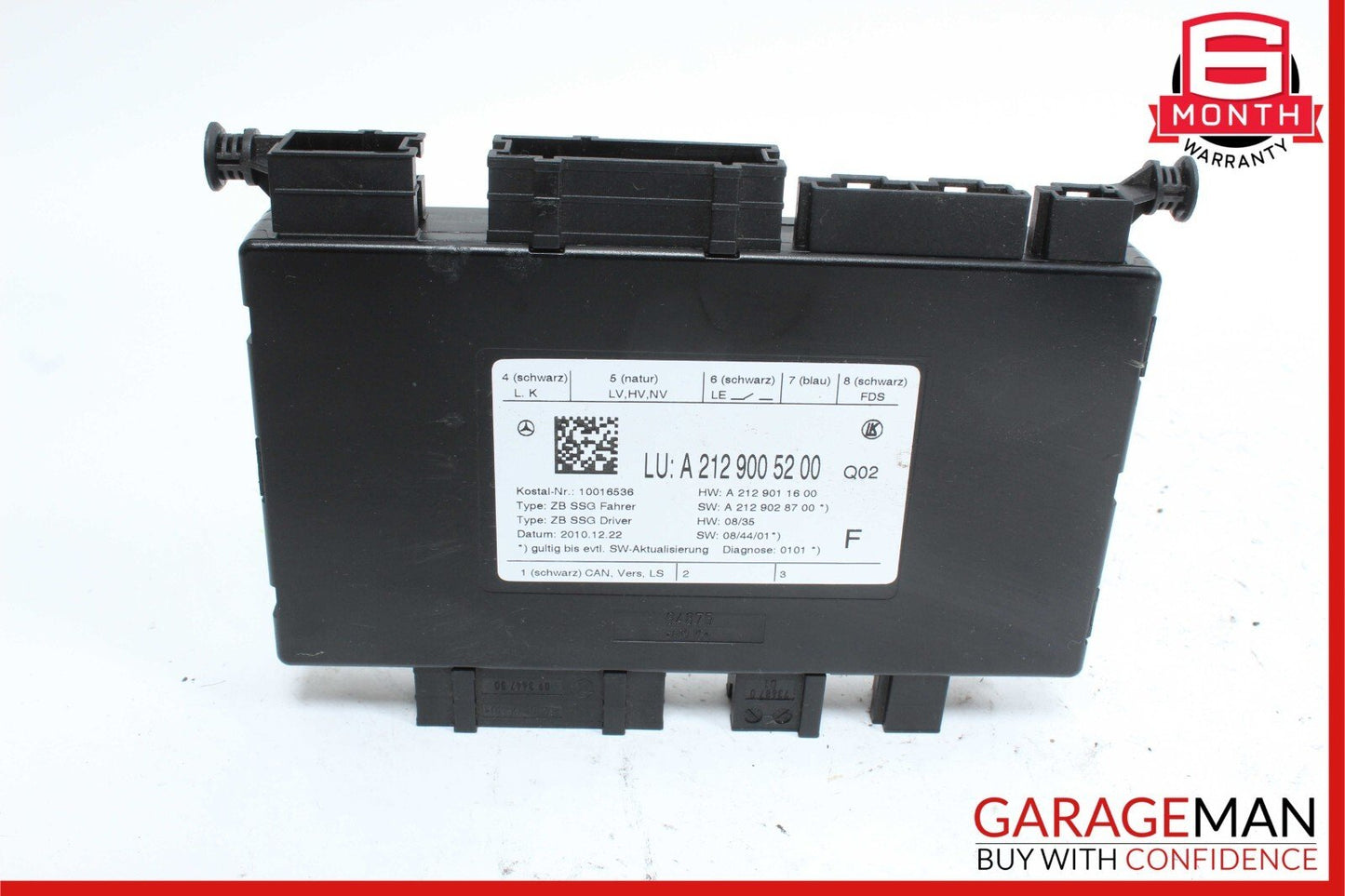 08-18 Mercedes E350 SLK250 CLS63 AMG S Front Left Side Seat Controller Module