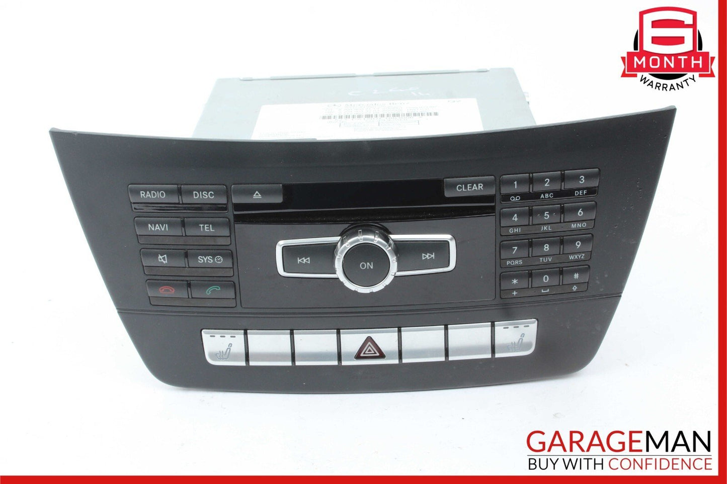 12-14 Mercedes W204 C250 C350 C300 Navigation Command Head Unit DVD CD Audio
