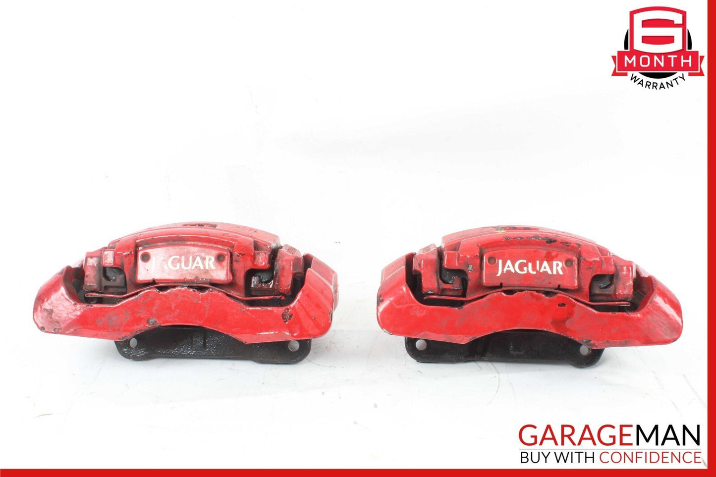 09-15 Jaguar XF Front Right & Left Disc Braking Brake Stop Caliper Set of 2 OEM