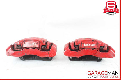 09-15 Jaguar XF Front Right & Left Disc Braking Brake Stop Caliper Set of 2 OEM