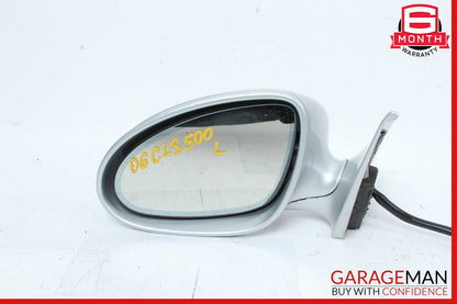 06-08 Mercedes W219 CLS500 Front Left Side Mirror Door Rear View Silver OEM