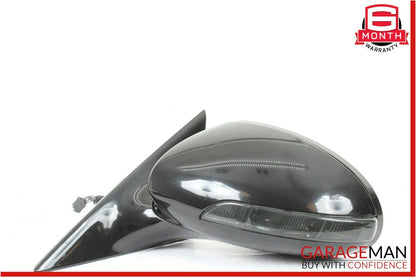 06-08 Mercedes W219 CLS500 Front Left Driver Side Door Mirror Rear View Black