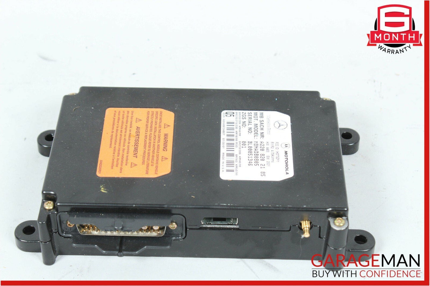 98-06 Mercedes ML320 S600 S55 AMG CL500 Telephone Phone Voice Control Module