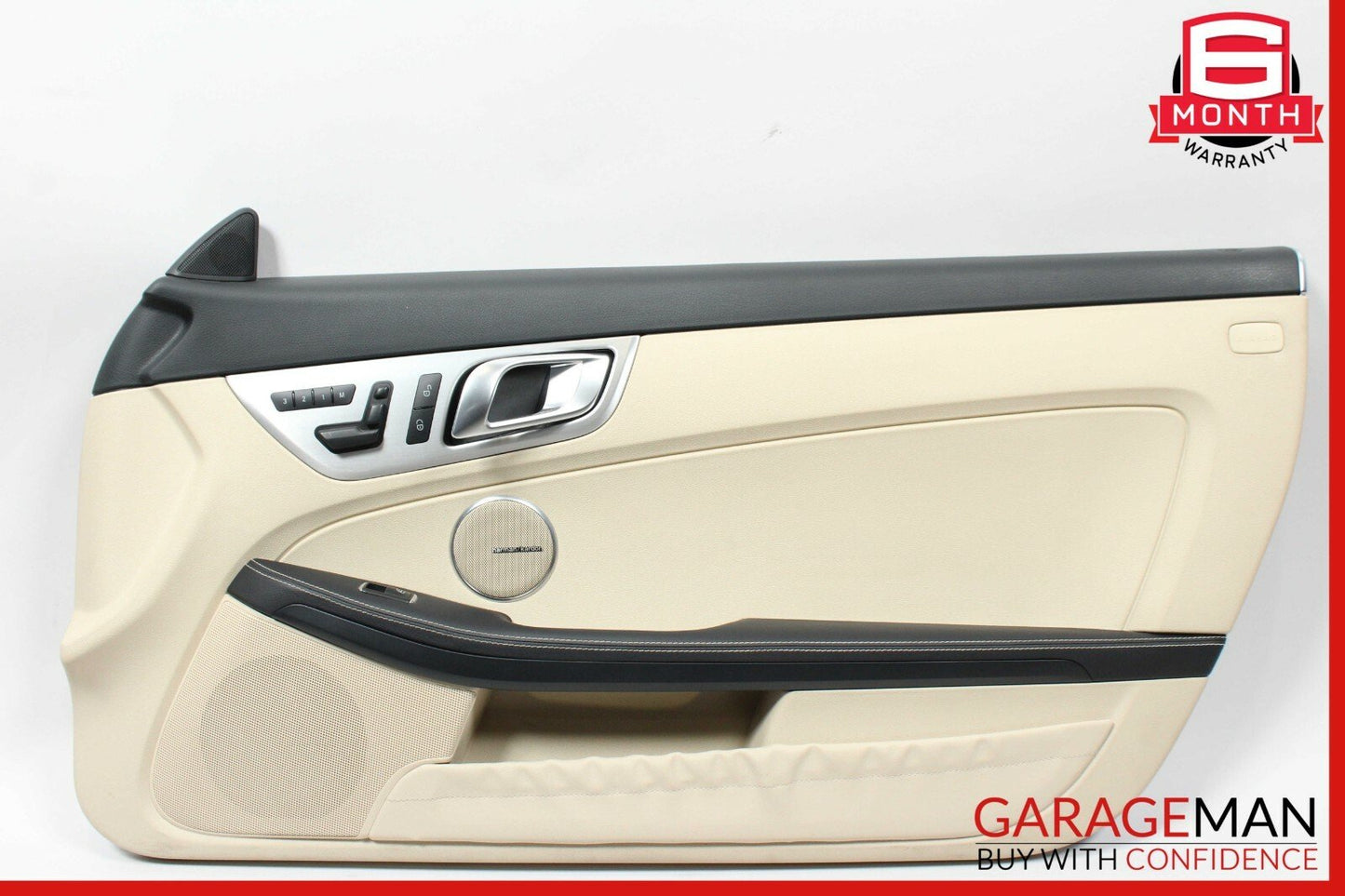 12-16 Mercedes R172 SLK350 Front Right Side Interior Door Panel Assembly Beige