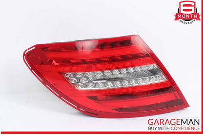 12-14 Mercedes W204 C250 C300 Rear Left Driver Side Tail Light Lamp LED OEM